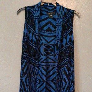 Karen Kane Aztec Sleeveless Cardigan